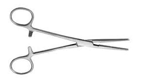 5-1/2" Kellys Forceps Straight - Click Image to Close
